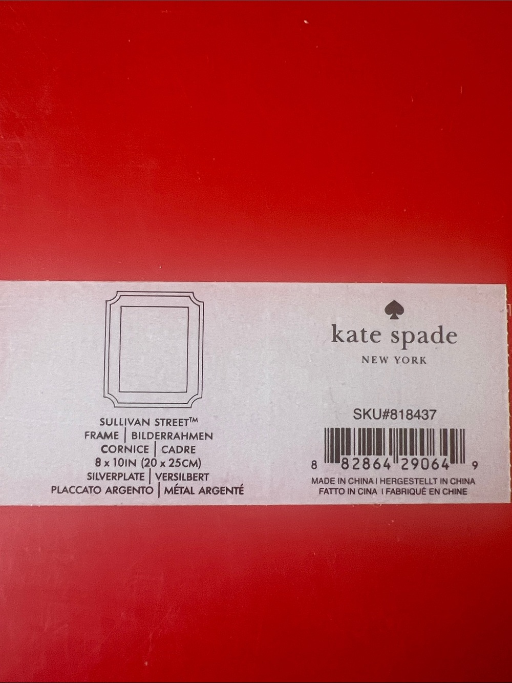 KATE SPADE/ LENOX SILVER PLATED FRAME - Picture 9 of 9